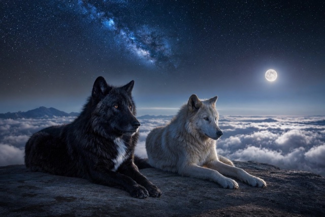 L’isola tra le nuvole sotto la Via Lattea